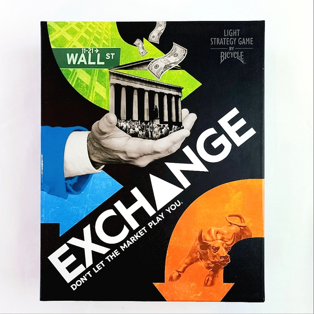 Exchange Light Strategy Game by Bicycle Ages 10+ Economic Party Game